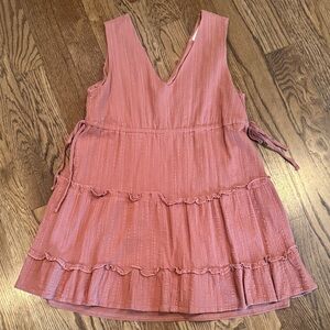 Charming Pink Sleeveless Dress